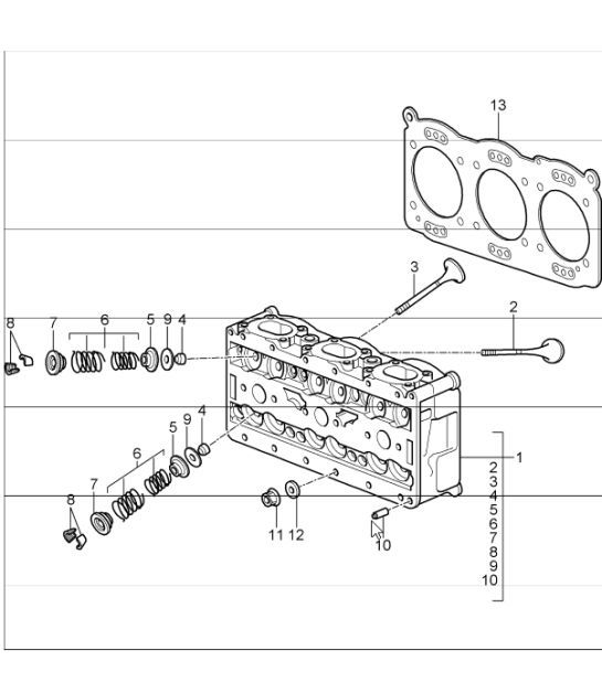 Diagram 103-00 Porsche 911 & 912 (1965-1989) Motor