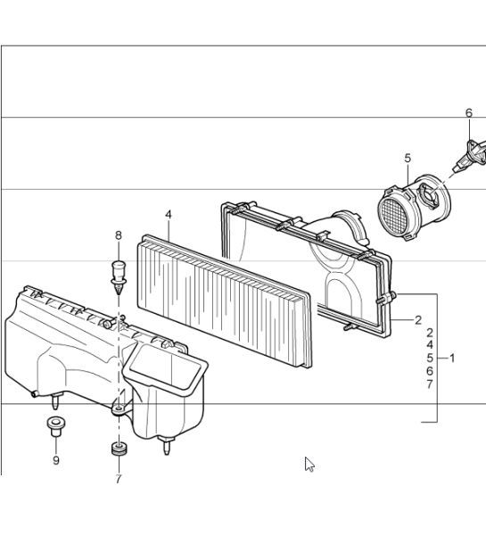 Diagram 106-01 Porsche Carrera GT 2003-06 