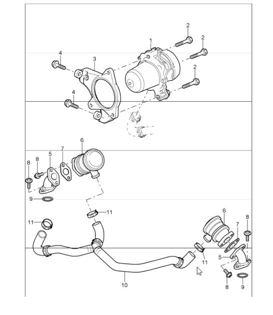 Diagram 108-05 Porsche Carrera GT 2003-06 