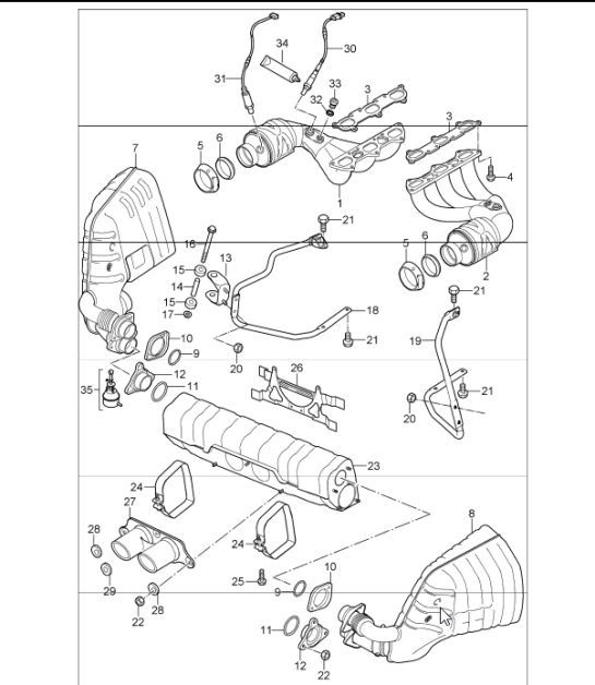 Diagram 202-01 Porsche 9J1.1 Taycan 2020-24 
