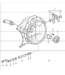 clutch release 997 GT3 / GT3 RS G97.90/92 2010 ONWARDS