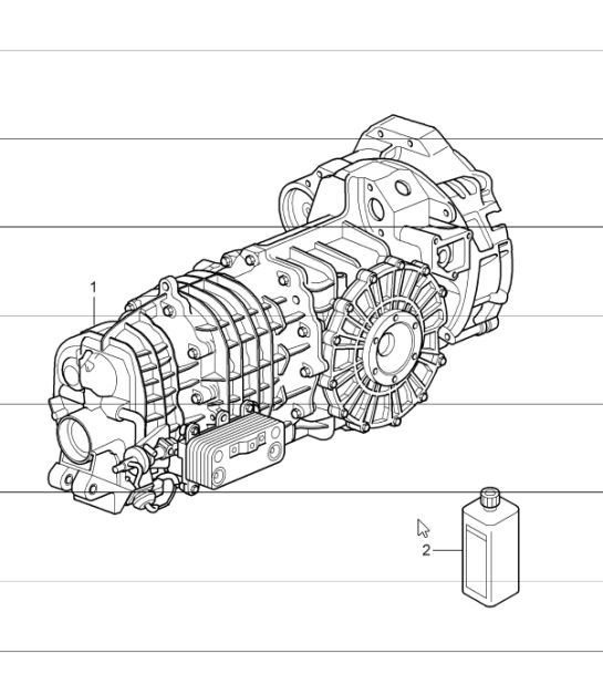 Diagram 302-01 Porsche Cayman GT4 3.8L 2015-16 Overdragen