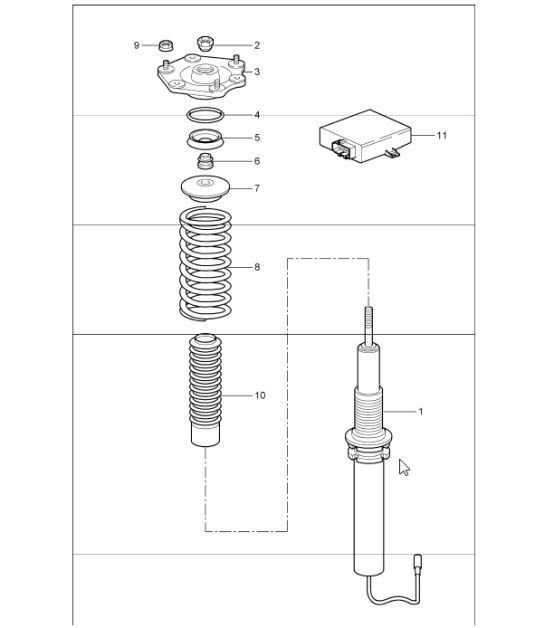 Diagram 402-00 Porsche Macan (95B) MK3 2022>> 