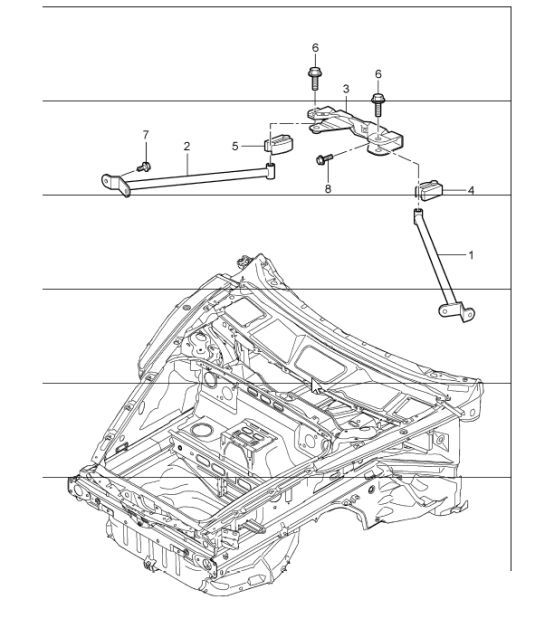 Diagram 801-15 Porsche Macan (95B) MK1 (2014-2018) Body