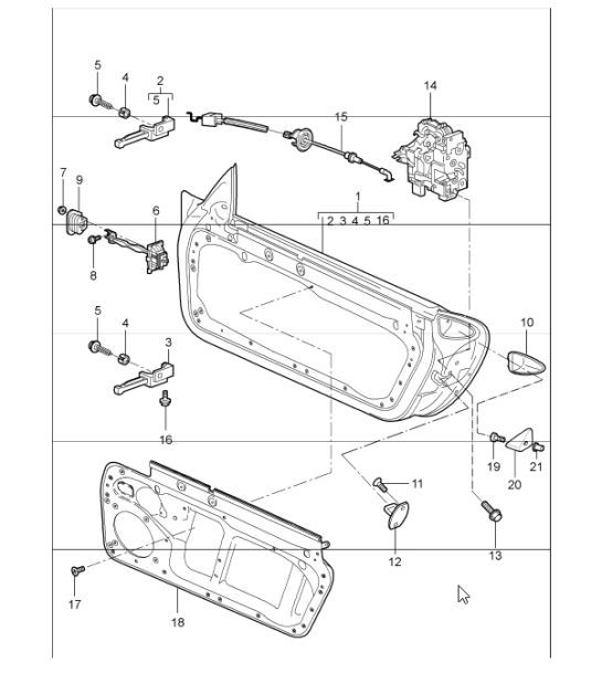 Diagram 804-00 Porsche 9J1.1 Taycan 2020-24 