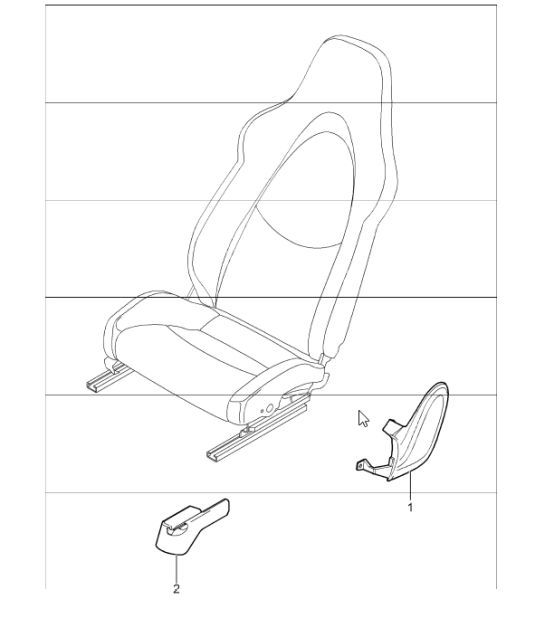 Diagram 817-20 Porsche Cayenne 92A (958) 2010-2017 Carrosserie