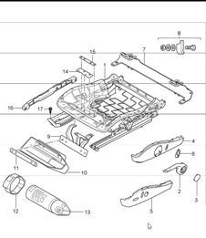 seat adjuster sports seat manually