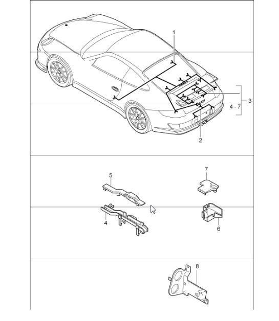 Diagram 902-20 Porsche Macan (95B) MK1 (2014-2018) 电子设备