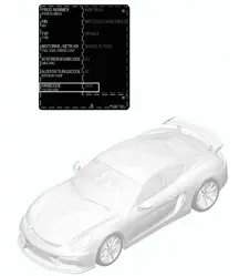 Applicatore per ritocchi vernice / Vernici 981C Cayman GT4 2016
