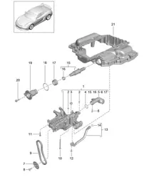 Oil pump 981C Cayman GT4 2016