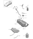 Fuel System, Exhaust System Cayman 987C / 981C (2005-2016)