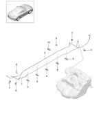 Fuel System, Exhaust System Cayman 987C / 981C (2005-2016)