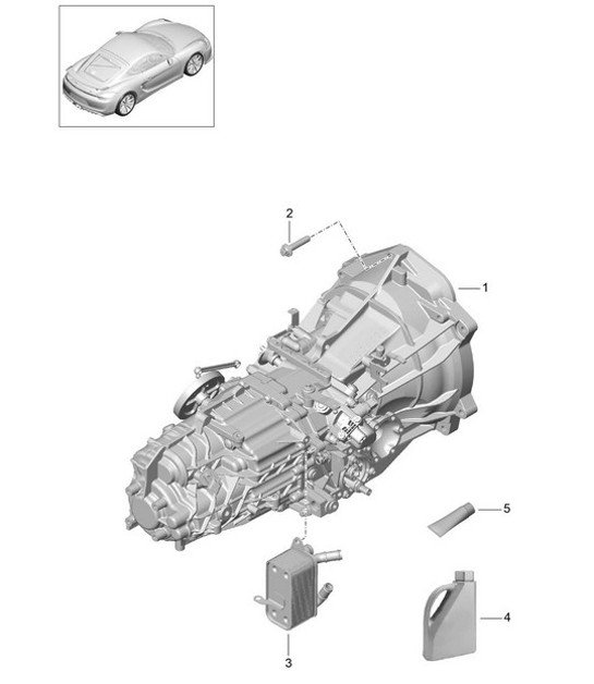Diagram 302-000 Porsche 911 & 912 (1965-1989) Transmission