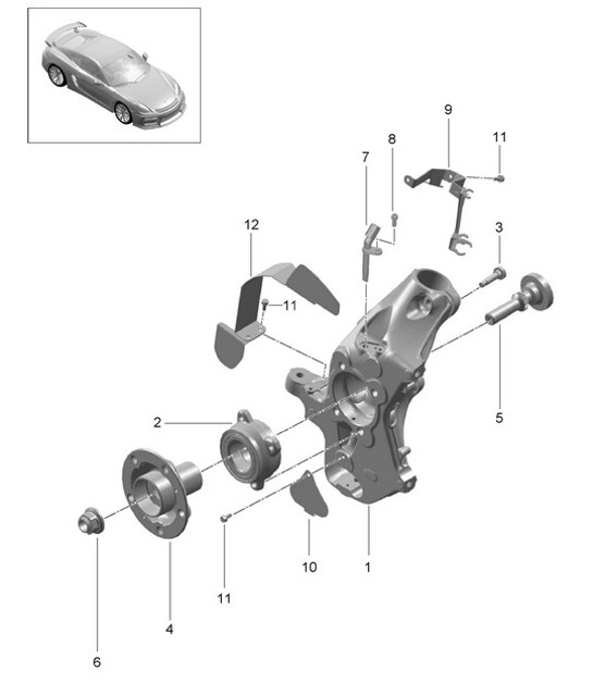 Diagram 401-005 Porsche Macan-e (95C) Electric 2024>> 