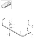 Front Axle, Steering  Cayman 987C / 981C (2005-2016)