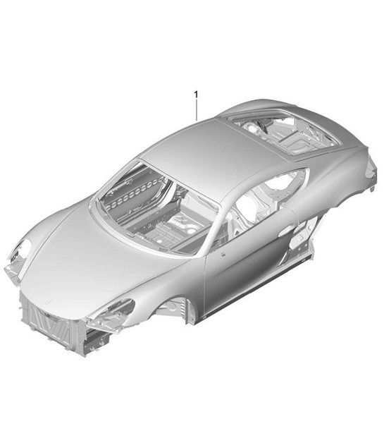 Diagram 801-000 Porsche 918 Spyder 2014-2015 