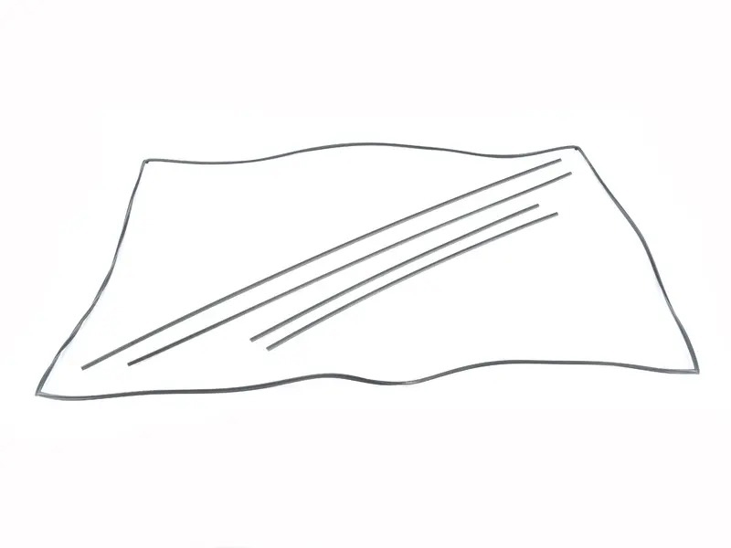 Sunroof seal set. This part number supersedes to 9P1898522A 9P1898522