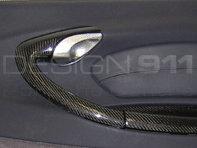 Alliage de poignée de porte. Porsche 986 Boxster / 996 - 99655542503V01, 99655542603V01