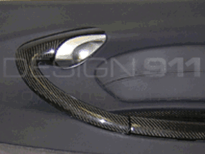 Alliage de poignée de porte. Porsche 986 Boxster / 996 - 99655542503V01, 99655542603V01