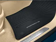 Tappetini in gomma 'Climatizzatore 4 zone' LHD Porsche 958 Cayenne MKIII - 95804480051, 958044801571E0