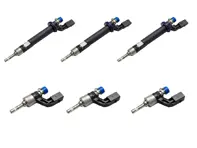 Brandstofinjectieset voor de motor, boven- en onderkant. Porsche 957 Cayenne 3.6ltr / 958 Cayenne 3.6ltr - 95560523300, 95560523301, PAB906036D, PAB906036J, 95560523200, 95560523201, PAB906036C, PAB906036H - 805016321601, IWD145, 805016321501, IWD144