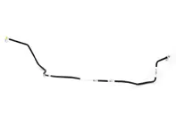 Conduite de pression de climatisation. Porsche 996 Carrera >>2001 - 99657309602