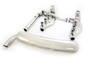 Scarico uscita singola 84mm e sistema scambiatori di calore Porsche 911 1974-83 - 91133091101S, 3606501101, 93011116905, 91122092502S