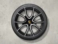 Set di ruote e pneumatici invernali da 21 pollici RS Spyder, verniciati in nero (satinato-lucido). Porsche Taycan (MK2) 2024>> - 9J1073603MM - 9J1073603MM
