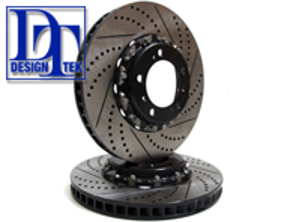 Remschijf Tweedelig Zwevend Voor KRUIS GEBOREN voor Porsche *DesignTek - 9963514099H, 99735140990, 99735141090, 3604309610, 9963514109H