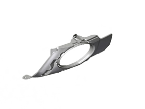 Garniture pour sortie d'échappement pare-chocs arrière Noir Mat. Porsche 992 Dakar - 992807833KOK1, 992807834KOK1
