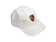Casquette de baseball avec écusson Porsche – Essential, blanche. - WAP6100020TWCE