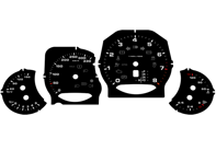 Zifferblattsatz, KMH. Porsche 970 Panamera S / Panamera 4S