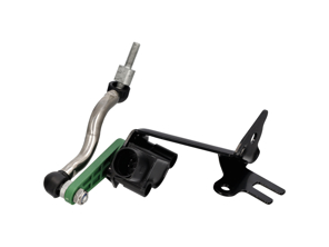 Capteur de mise à niveau automatique de la suspension avant avec tringlerie. Porsche 95B Macan - 8R0941286D, 8R0941286F, 9A794128600, 9A794128500, 8R0941285D, 8R09412865
