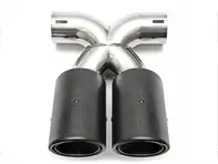 Échappement de luxe à double style en fibre de carbone. Porsche 987.2 Boxster / Cayman - 98711125730, 98711125831, 98711198130, 98711125860