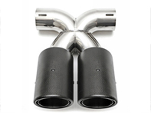 Échappement de luxe à double style en fibre de carbone. Porsche 987.2 Boxster / Cayman - 98711125730, 98711125831, 98711198130, 98711125860