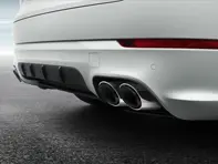 Terminali di scarico sportivi, in argento. Porsche 9YA Caienna - 9Y0044222C, 9Y0044222B
