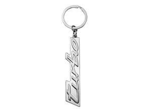 Llavero Porsche con inscripción Turbo, color plata. - WAP0500380STRB