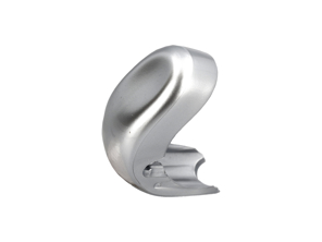 Botón pulsador superior para pomo de palanca de cambios Tiptronic, en Arctic Silver. Porsche 986 Boxster 2002 / 996 - 00004320457