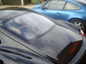 Carbon achterklep / achterklep. Porsche 987C Kaaiman - 98751201101CFB, 98751201102CFB