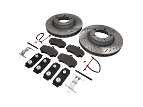 Paquete de pastillas de freno y discos de freno DELANTEROS Porsche 997 C2S OE - 99635140904, 99635140903, 99635141004, 99635141003, 99635194913, 99761275701, 99761267801, 99635108901, 99635195911