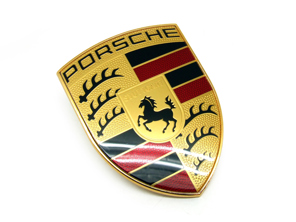 Insigne Capot Porsche 958 Cayenne 2011>> - 95855960100, 95855960102, 9P1853601