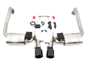 Marmitta / Silenziatore Sportivo VALVETRONIC per Porsche Boxster / Cayman 718 - 982251052E, 982251052F, 982251052J, 982251052G, 982251051D, 982251051K, 982251051F, 982251051J, 982251051G