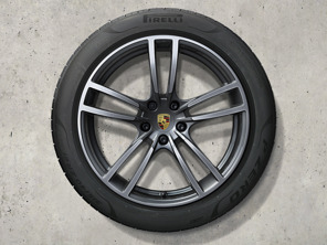 21' Cayenne Turbo alloy wheels and summer tyres Original Porsche - 9Y0044663J