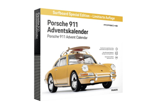 Calendrier de l'Avent Porsche 911 « Surfboard » Jaune Bahama