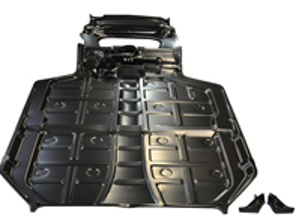 Floor pan & fuel tank section complete. Porsche 911 08/1967-07/1989 - 1683100800, 5911000, 90150105131, 91150105100, 91150105110, 91150105112, 91150105116, 91150105112GRV - 1683100800