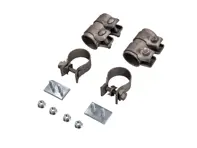 Montaggio con fascette in titanio per scarico posteriore Porsche 986 Boxster - 99611111001, 99611120900, 99611331101, 90038000501 - 94.210KIT, 94210KIT