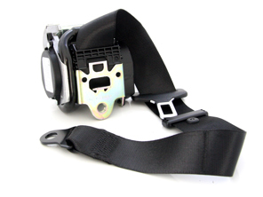 Cinturón de seguridad delantero cabrio en NEGRO. Porsche 996 Turbo / 997 Turbo - 99780303306, 99780303306A23, 99780303305, 99780303305A23, 99680303303, 99780303405, 99780303405A23, 99780303411, 99780303411A23, 99680303405