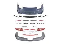 991.2 GT3 look Achterbumper conversiekit voor Porsche 991.1 2WD - 99150529180, 991505291B0, 99150529182, 991505291B2, 992GT3FRKIT, 992GT3EXHKIT
