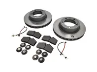 Bremsbeläge und Bremsscheibenpaket vorn Porsche 928 GTS OE - 92835194903, 99335194900, 92835104501, 92835104601, 92861236600, 92861236601, 96535109600, 96435109601