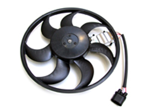 Radiator water fan DC. Porsche 955 Cayenne S / 957 Cayenne - 95562413601, 95562413600, 8EW 351 043-231, 8EW351043231